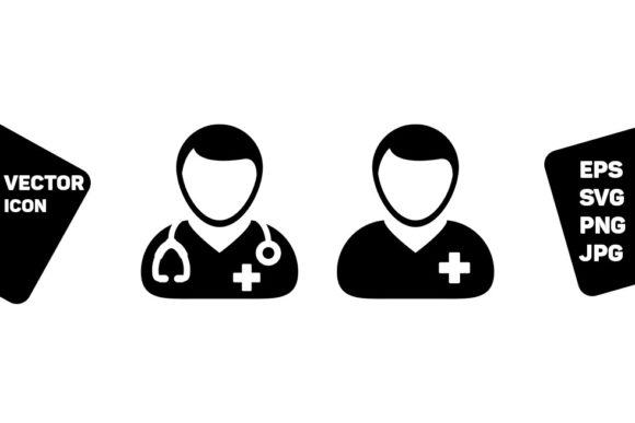 A Close Look at the Therapy Doctor & Patient Icon for Embroidery