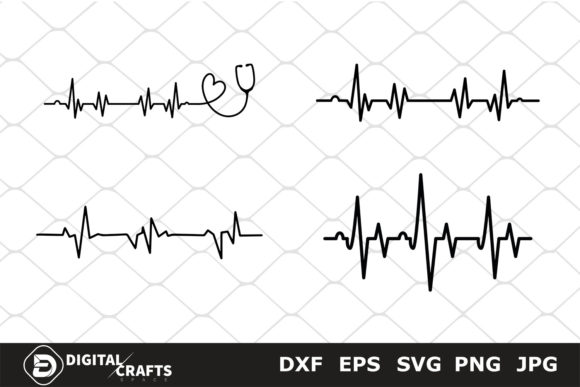 A Designer's Take on the Heartbeat, Nurse SVG for Embroidery