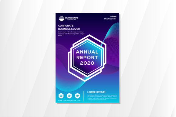 A Practical Review of Annual Report Background Blue Line