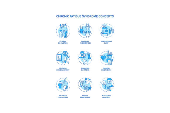Chronic Fatigue Syndrome Concept Icons: A Designer’s Stitching Review