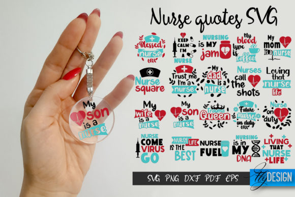 Evaluating the Keychain Nurse Quotes SVG for Real Embroidery Projects