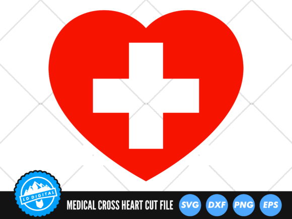 Heart Medical Cross SVG: A Design Review for Embroidery