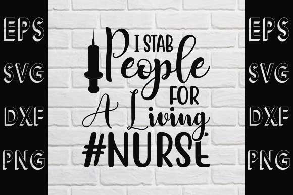 I Stab People for a Living: A Designer's Take on This Nurse Embroidery Design