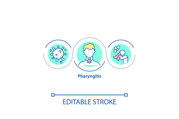 Pharyngitis Concept Icon: A Designer's Real-Project Review